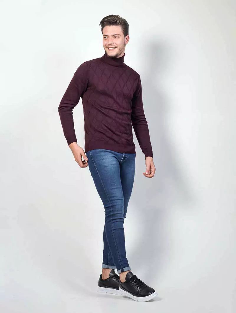 Pull col montant